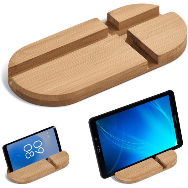 Okiyo Kurosu Bamboo Phone Stand Mobile technology cellphone stand