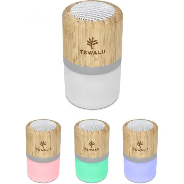 Okiyo Heiwa Bamboo Bluetooth Speaker & Night Light Mobile technology Bluetooth speaker