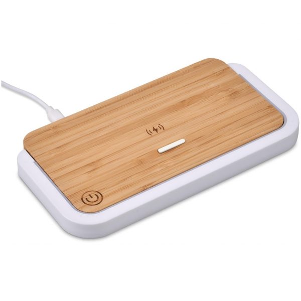 Okiyo Yoru Bamboo Wireless Charger & Night Light Mobile technology night light