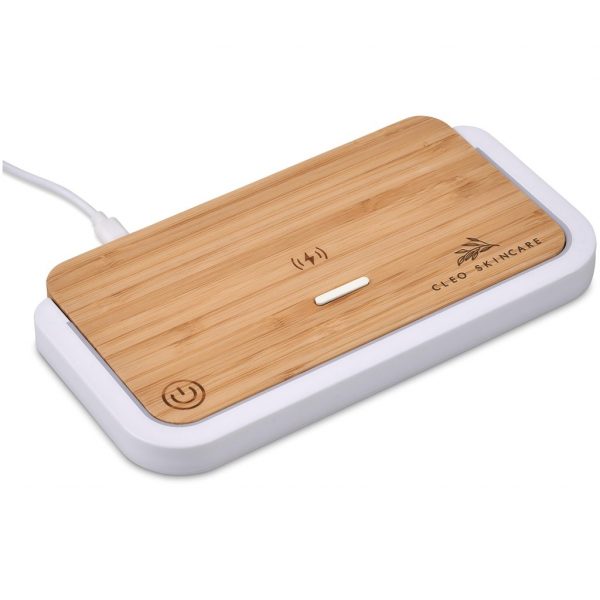 Okiyo Yoru Bamboo Wireless Charger & Night Light Mobile technology night light