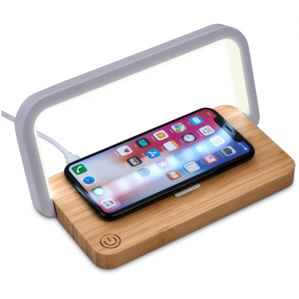 Okiyo Yoru Bamboo Wireless Charger & Night Light Mobile technology night light