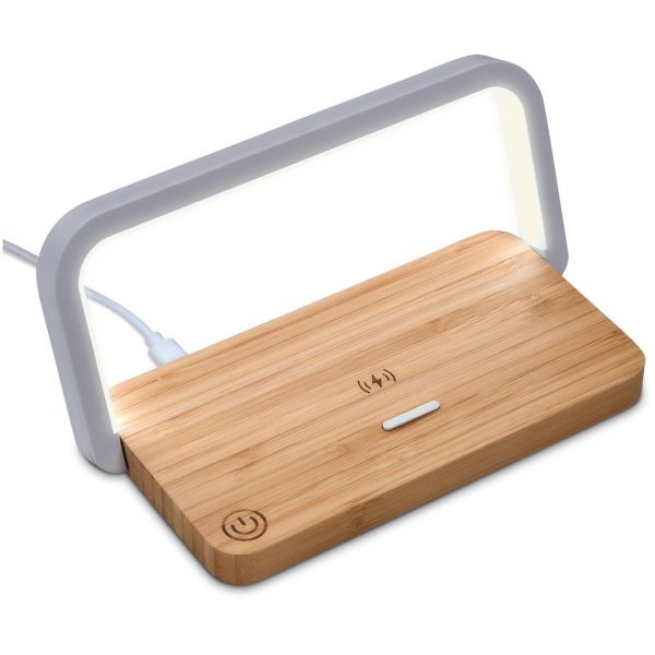 Okiyo Yoru Bamboo Wireless Charger & Night Light Mobile technology night light