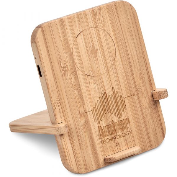 Okiyo Noryoku Bamboo Wireless Charging Phone Stand Mobile technology phone stand