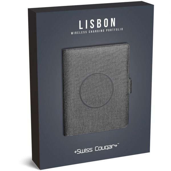 Swiss Cougar Lisbon Wireless Charging Portfolio Folders and tablet holders wireless charging portfolio