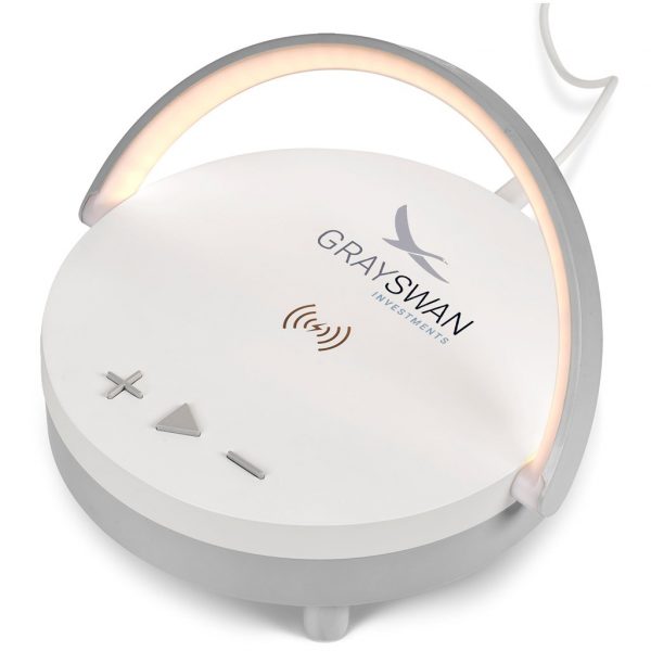 Swiss Cougar Anchorage Bluetooth Speaker, Wireless Charger & Night Light Mobile technology night light