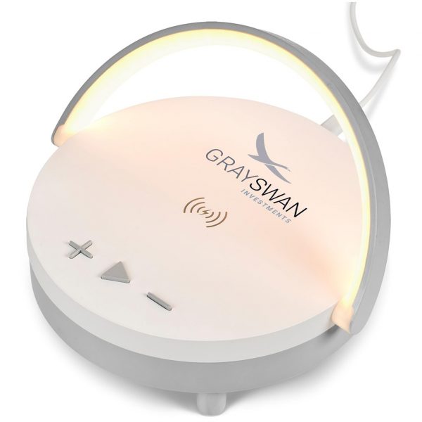 Swiss Cougar Anchorage Bluetooth Speaker, Wireless Charger & Night Light Mobile technology night light