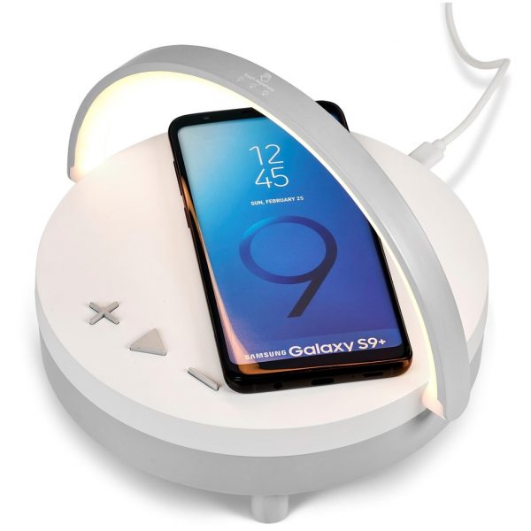 Swiss Cougar Anchorage Bluetooth Speaker, Wireless Charger & Night Light Mobile technology night light