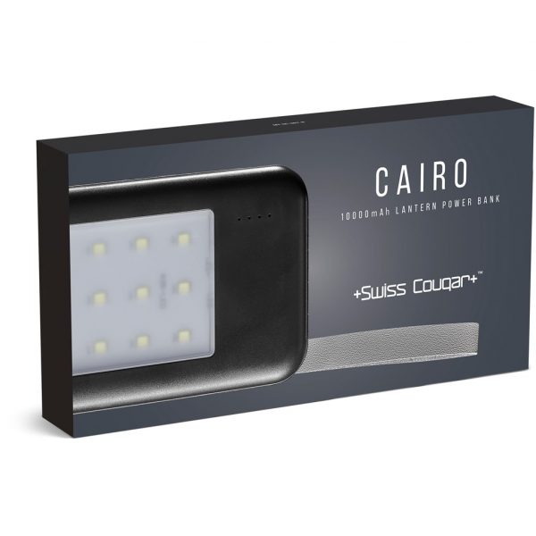 Swiss Cougar Cairo Lantern Power Bank – 10,000mAh Mobile technology Power Bank