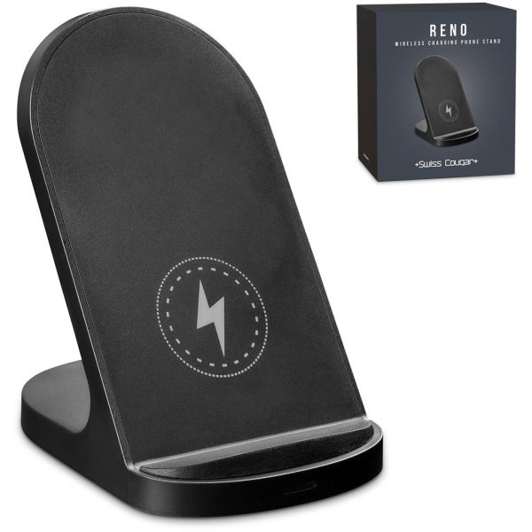 Swiss Cougar Reno Wireless Charging Phone Stand-BL Mobile technology wireless chargers