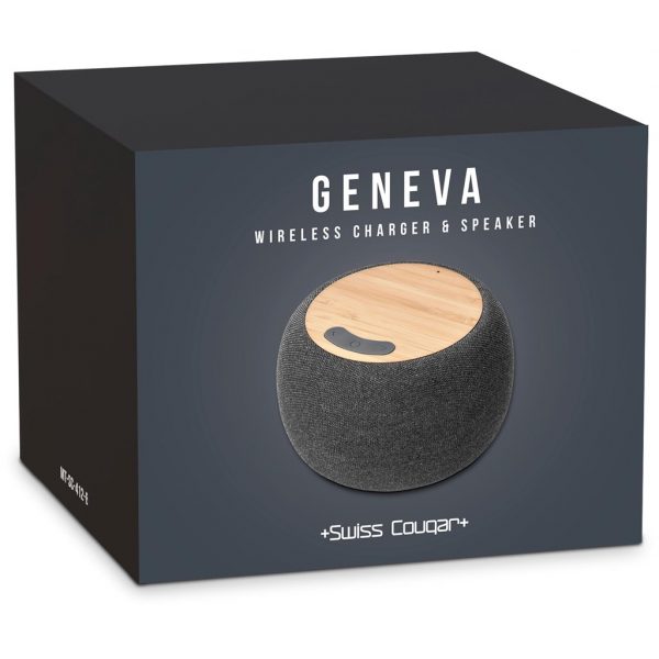 Swiss Cougar Geneva Wireless Charger & Bluetooth Speaker Mobile technology wireless charger & speaker