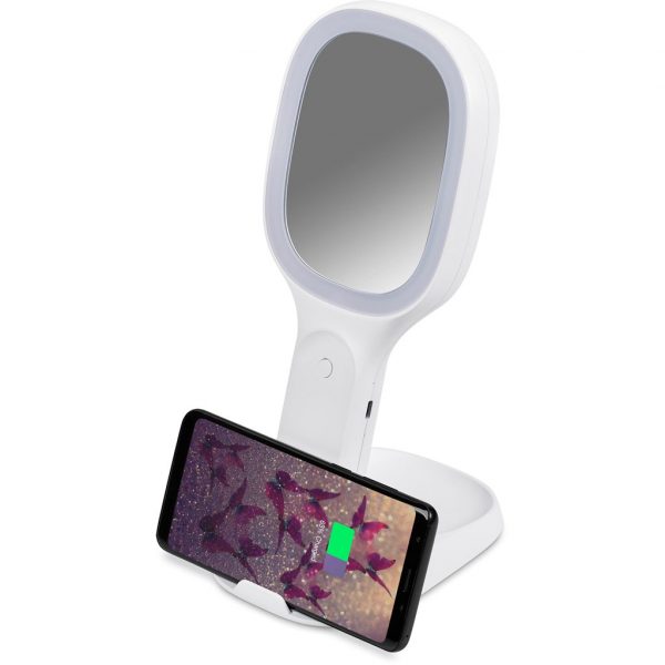 Swiss Cougar Toulon Wireless Charger, Phone Stand & Portable Mirror Corporate gifts phone stand