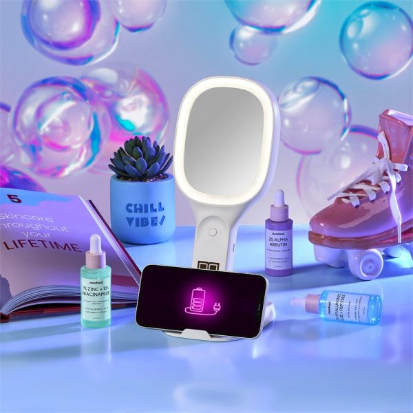 Swiss Cougar Toulon Wireless Charger, Phone Stand & Portable Mirror Corporate gifts phone stand