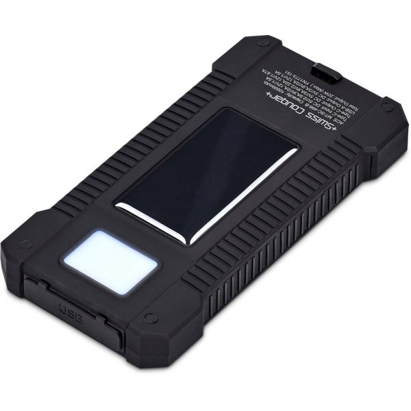 Swiss Cougar Durban Fast Charge 20W Solar Power Bank -10000mAh Mobile technology Power Bank