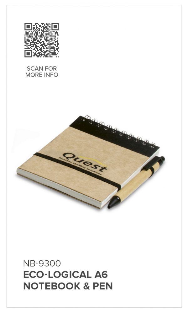 Eco-Logical A6 Notebook & Pen A5 notebooks Mini Notebook