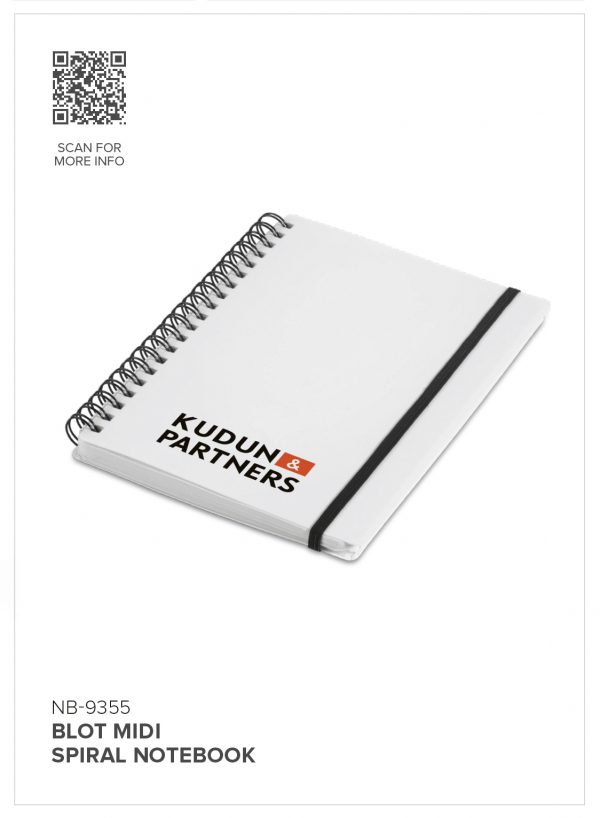 Altitude Blot Midi Spiral Notebook A5 notebooks Mini Notebook