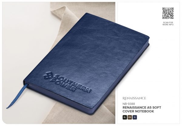 Renaissance A5 Soft Cover Notebook A5 notebooks Mid-Size Notebook