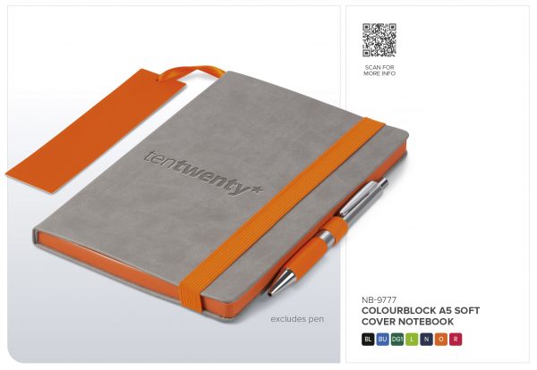 Altitude Colourblock A5 Soft Cover Notebook A5 notebooks