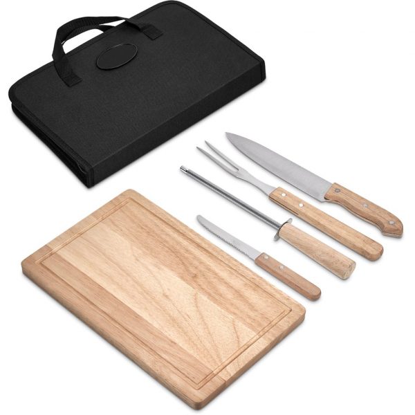 Brenton 5-Piece Braai & Carving Set Outdoor and leisure bbq set