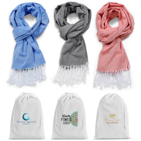 All Seasons Melange Scarf Personal care and pamper scarf set