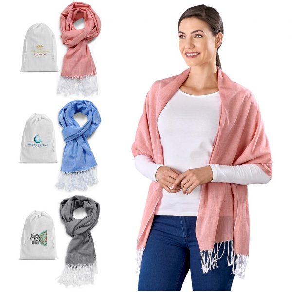 All Seasons Melange Scarf Personal care and pamper scarf set