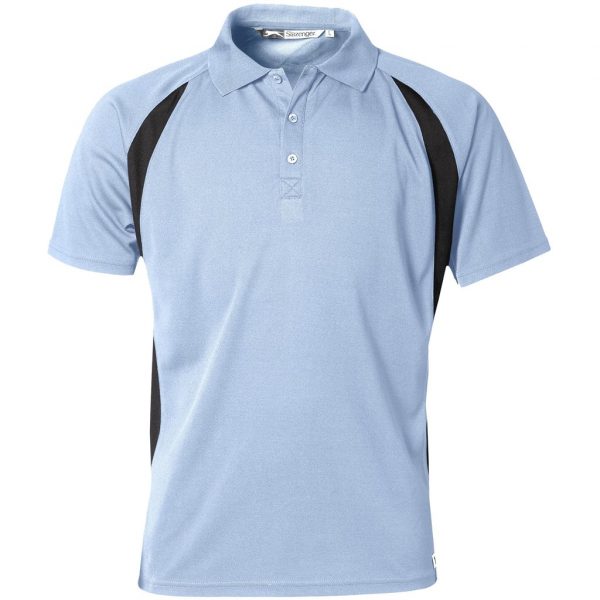 Mens Apex Golf Shirt – Light Blue Marked to clear