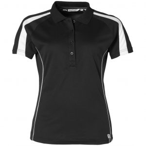 Ladies Horizon Golf Shirt – Black Marked to clear