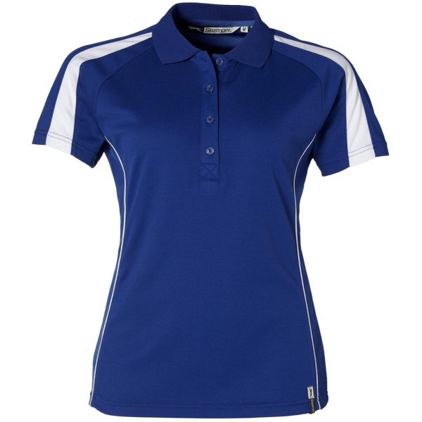 Ladies Horizon Golf Shirt – Royal Blue Marked to clear