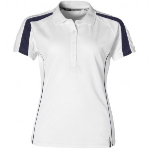 Ladies Horizon Golf Shirt – White Marked to clear