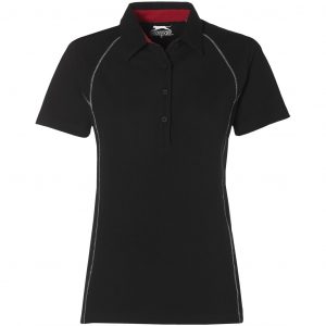 Ladies Victory Golf Shirt – Black Marked to clear