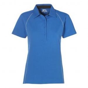 Ladies Victory Golf Shirt – Blue Marked to clear