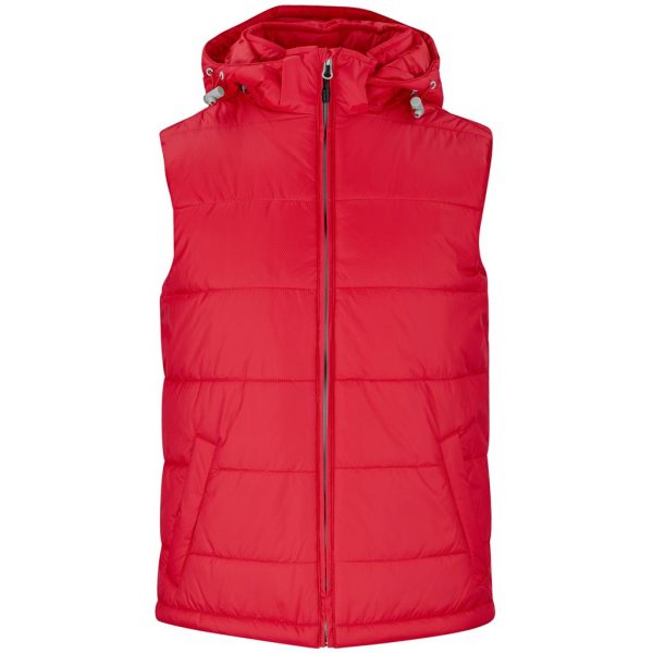 Mens Evolution Bodywarmer – Red Marked to clear