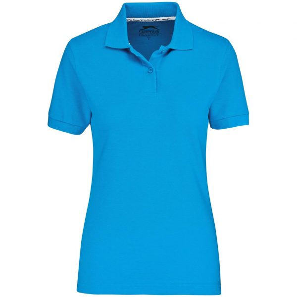 Ladies Crest Golf Shirt – Aqua Marked to clear Crest Ladies Golf Shirt