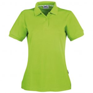 Ladies Crest Golf Shirt – Green Marked to clear Crest Ladies Golf Shirt