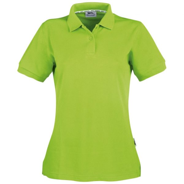 Ladies Crest Golf Shirt – Green Marked to clear Crest Ladies Golf Shirt