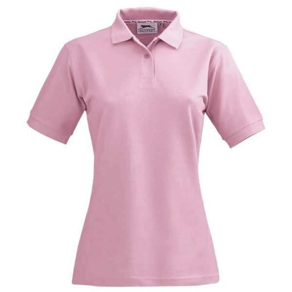 Ladies Crest Golf Shirt – Pink Marked to clear Crest Ladies Golf Shirt