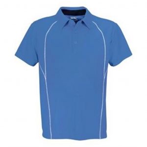 Mens Victory Golf Shirt – Blue Marked to clear