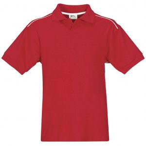 Mens Backhand Golf Shirt – Red Marked to clear