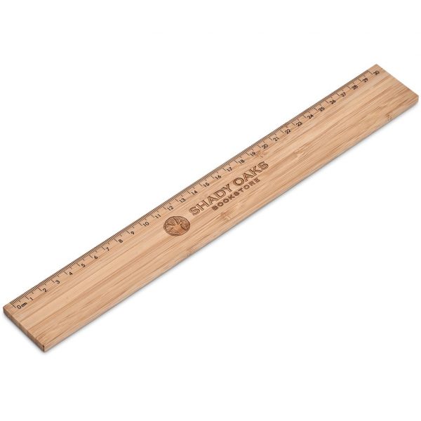 Okiyo Sokutei Bamboo 30cm Ruler Stationery 30cm ruler