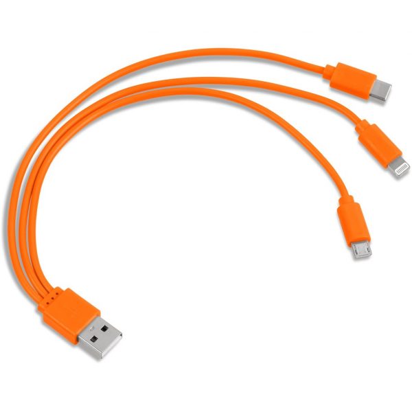 Altitude Hat-Trick Tri-Cable Mobile technology charging cable