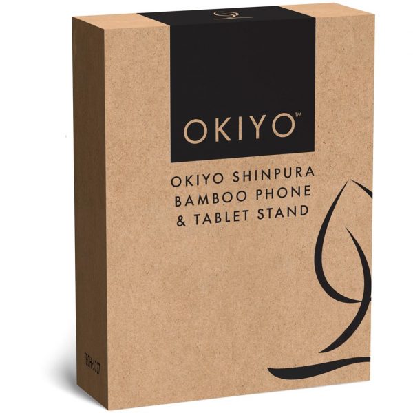 Okiyo Shinpura Bamboo Phone & Tablet Stand Mobile technology phone and tablet stand