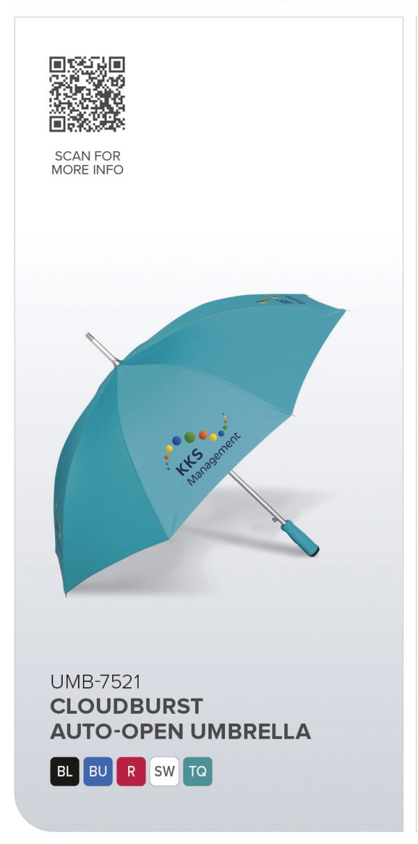 Cloudburst Auto-Open Umbrella Corporate gifts Umbrella