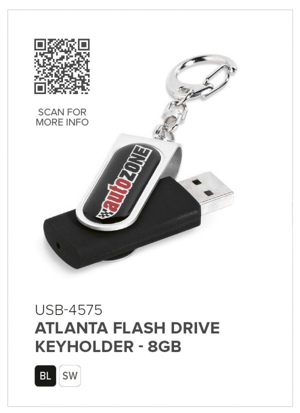 Atlanta Flash Drive Keyholder – 8GB Corporate gifts Memory Stick