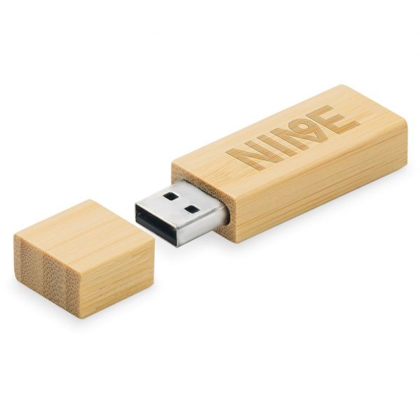 Okiyo Komorebi Bamboo Flash Drive – 16GB Eco-friendly memory sticks USB