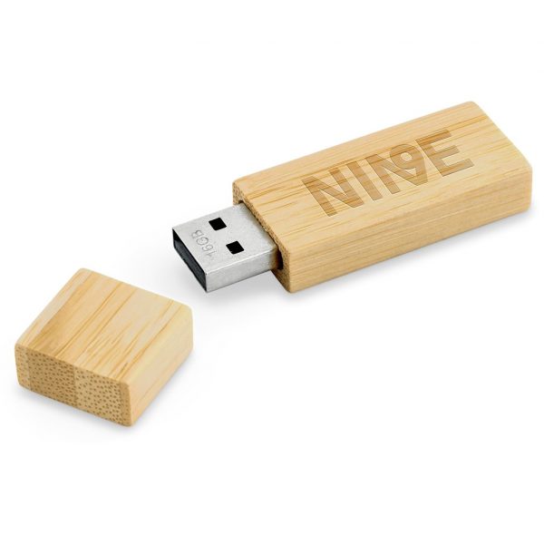 Okiyo Komorebi Bamboo Flash Drive – 16GB Eco-friendly memory sticks USB