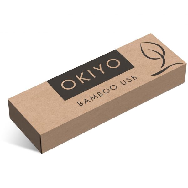 Okiyo Komorebi Bamboo Flash Drive – 16GB Eco-friendly memory sticks USB