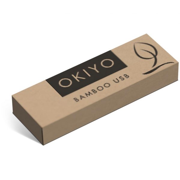 Okiyo Bakemono Bamboo Flash Drive – 32GB Eco-friendly memory sticks USB