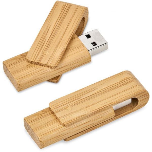 Okiyo Bakemono Bamboo Flash Drive – 32GB Eco-friendly memory sticks USB