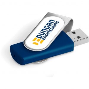 Axis Dome Flash Drive – 16GB – Navy Corporate gifts USB