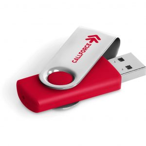 Axis Glint Flash Drive – 16GB – Red Corporate gifts USB