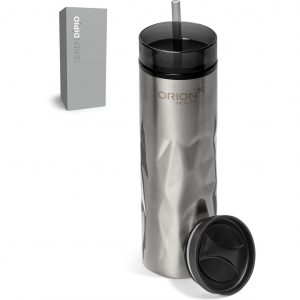 Serendipio Fire & Ice Stainless Steel & Plastic 2-In-1 Tumbler – 435ml Drinkware double wall tumbler